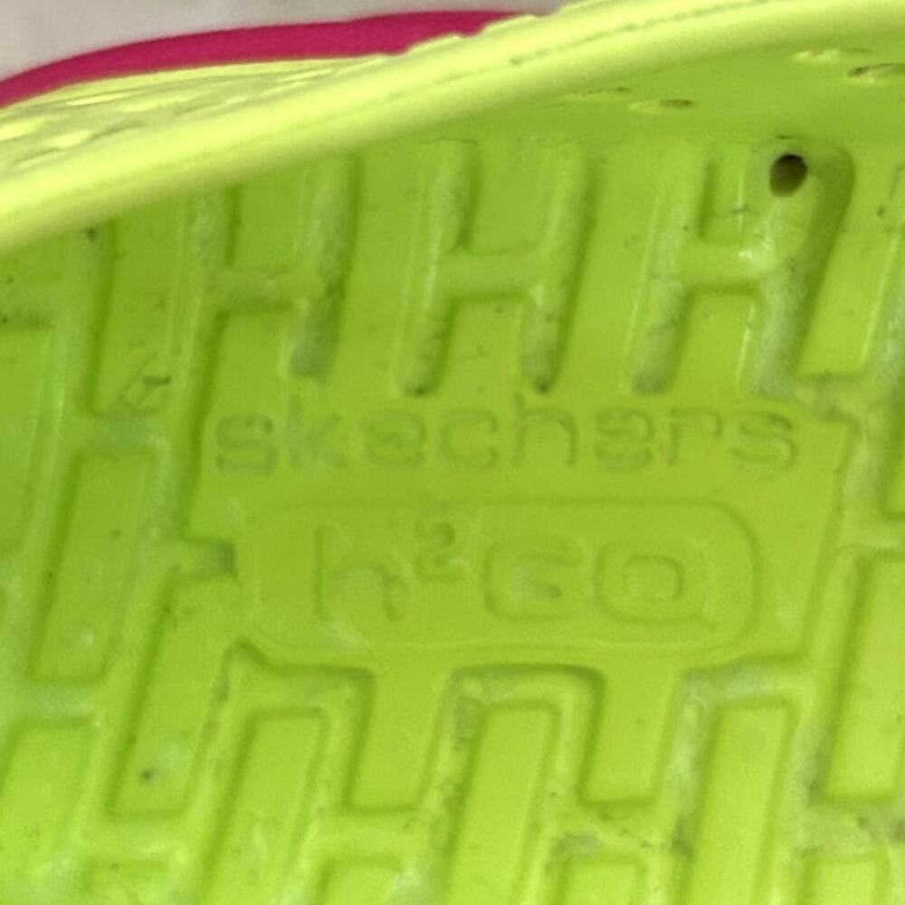 Skechers H2Go Neon Green Pink Womens Water Shoes Size 10 - Picture 5 of 5